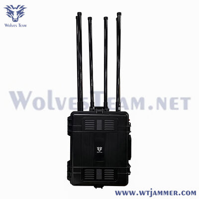 8 Kanäle 600 W Trolley-Hochleistungs-Signalstörblock 5G/4G/3G/2G/WiFi