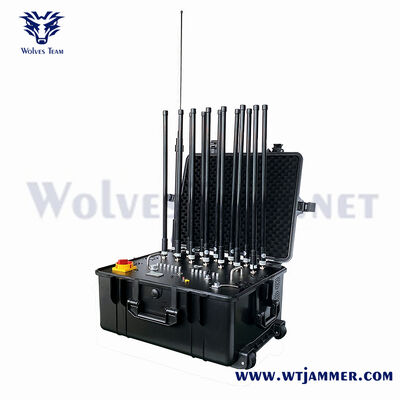 400 W 6 Bands Trolley Signal Jammer, verstellbare Leistung für individuelle Abdeckung