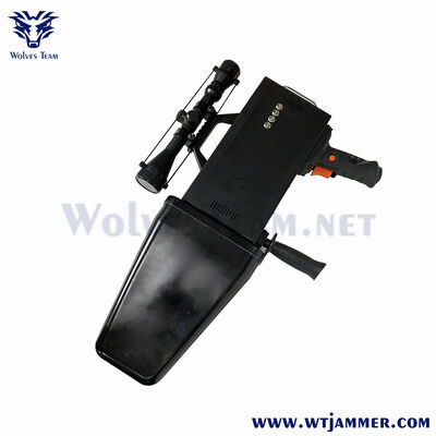 4 Bands 20W Handheld Drone Jammer, Abdeckung 300m (Portable Directional Type)