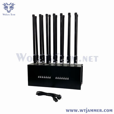10 Bands 600W Hochleistungs-Desktop-Wi-Fi/Bluetooth/GPS-Signalstörungseinrichtung