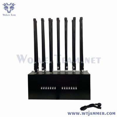 WT101H10-14 140W 14-Band-Desktop-Störgerät 10W/Band Omni-Antenne