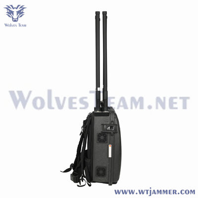 8 Antennen Hochleistungs-Rucksack-Störsender für VIP-Schutz Sicherheit GPS WIFI Handy-Signalblocker