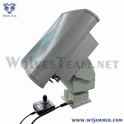 60W Omnidirectional UAV Drone Signal Jammer High-Power Drone Scrambler
