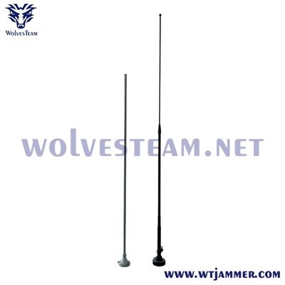 High Power 20-80MHz White External Vehicle Antenna for Signal Jammer Waterproof & Dustproof