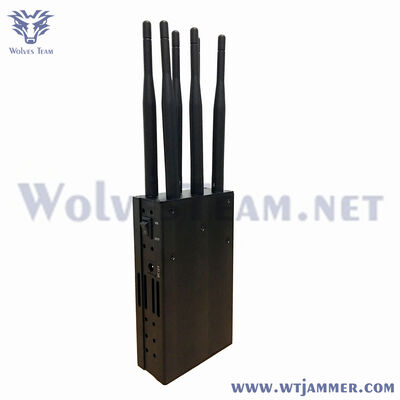 6 Antenne 18 Watt Portable Handy-Signal Störgerät Alle Frequenzen