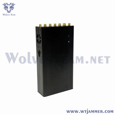 All-in-One 12-Antennen-Störsender-Handgerät mit allen GPS-WiFi-GPS-RF-315-433868-MHz-2G-3G-4G-5G-Antennen