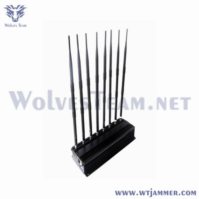 Indoor Desktop Signal Jammer mit unabhängigen Bandschaltern