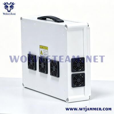 60W 12-Antenna Full-Band Signal Jammer and Interference System for 2G 3G 4G 5G WiFi GPS Blocking