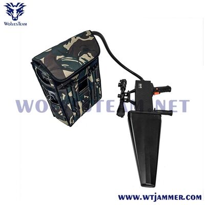 180W 6-Channel Backpack Drone Jammer with 400MHz-5880MHz Spectrum Coverage