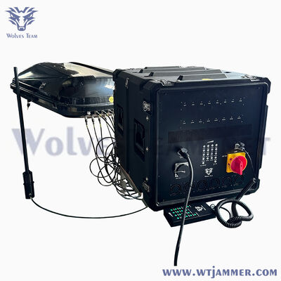 1400W 16-Channel Vehicle-Mounted Signal Jammer for Full-Spectrum Frequency Interference