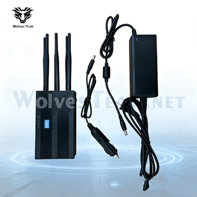 Handheld Signal Jammer Kompakte tragbare Störvorrichtung zum Blockieren von Mobilfunk-WiFi-GPS- und Radiosignalen in verschiedenen Umgebungen