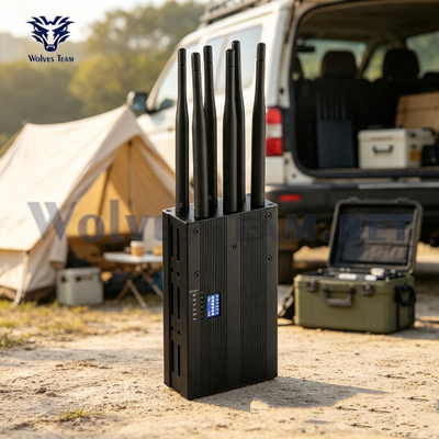 Handheld Signal Jammer Portable Device Offering Cellular WiFi GPS and Radio Signal Blocking for Enhanced Privacy and Security