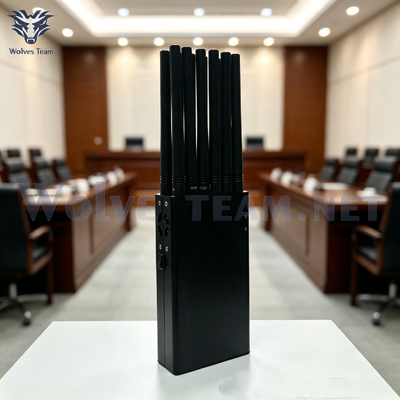 12 Band Selektierbarer 12W Handheld Signal Jammer 3G 4G 5G Handy WiFi Fernbedienungs-Jammer für private Verhandlungsorte