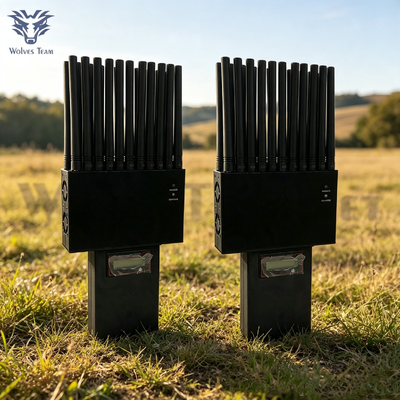 New Generation Handheld Portable Signal Jammer mit LED-Display Kurz wirksame Störung Entfernung für vertrauliche Firmenbesprechungsräume