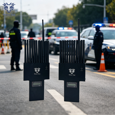 LED-Display Neue Generation Handheld Signal Störgerät Langschild Reichweite für vorübergehende Strafverfolgungskontrollstellen und Feldoperationen