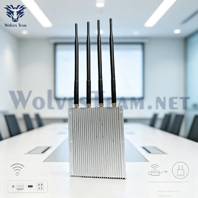 20-50 Meter Abschirmungsreichweite 2,4G 5,8G WLAN-Signalstörer, Gerät zur Blockierung von Störungen und Rauschen von drahtlosen Lautsprechern