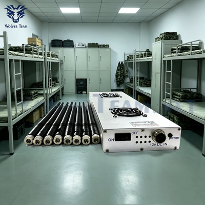 40W 8-Kanal 4G 5G WLAN GPS-Signalblocker Wireless Jammer für Verteidigungskommando und Grenzschutz