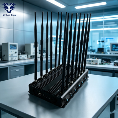 20-50 Meter Störsender für 3G 4G 5G WiFi UHF VHF GPS Lojack für nationale Sicherheitsstandorte