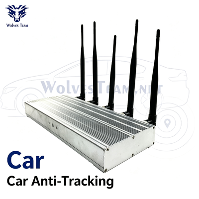 White 20-100 Meters GPS Signal Jammer Car Anti tracking