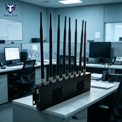 8-Antenne Hochleistungstelefon und GPS-Störsender Signalblocker für vertrauliche Forschungs- und Entwicklungsstudios