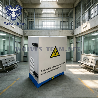 Gefängnis-Signalstörer 240W Hochleistung 12 Bänder Outdoor wasserdicht GSM Mobilfunk- und WLAN-Signalstörer für große Haftanstalten und Besucherräume