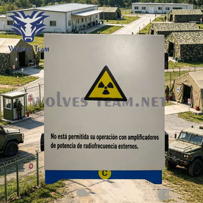 240W Hochleistungs-12-Band-Outdoor-wasserdichter GSM-Mobilfunk- und WLAN-Anti-Drohnen-Signaljammer für die Perimeter-Sicherheit von Militärlagern