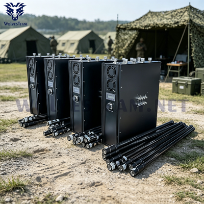 8 Bands Manpack Signal Störgerät mit Allrichtungsantennen und Batterie für die Strafverfolgung