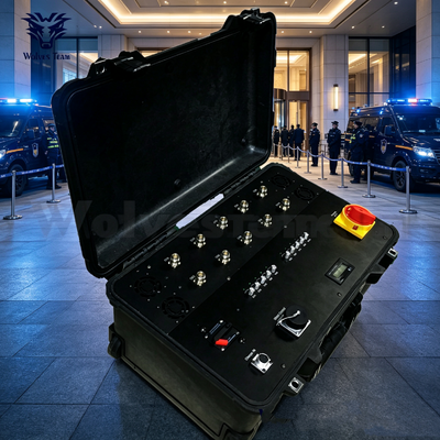 Outdoor Portable Signal Jammer With Built‑in Battery Customizable Frequencies For Temporary High‑Profile Meetings And VIP Events