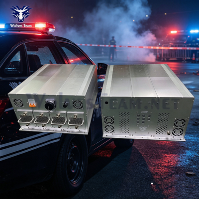Fahrzeugmontierter Signalstörer 400W Hochleistung 8 Bänder 500-1000M Abschirmungsdistanz Störgerät für GPS WiFi Bluetooth 3G 4G 5G