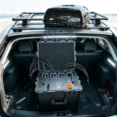 700W 2000km Dachmontage Omni-Richtungsantenne Explosionsgeschützte wasserdichte Fahrzeug-Signalblocker