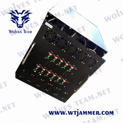 CDMA GSM Wireless Signal Jammer 1000W 3G 4G 5G Autobombe IED Militärische