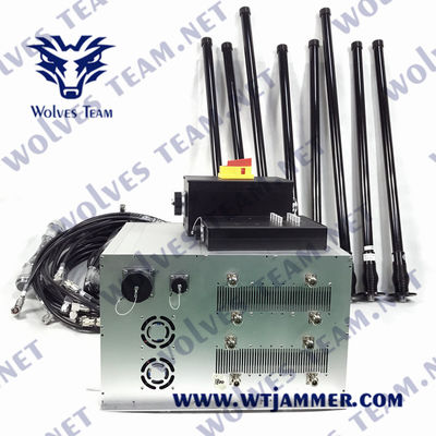 AC240V IED Bomber Jammer CDMA GSM 3G 4G 5G GPS 8 Bands 5dBi
