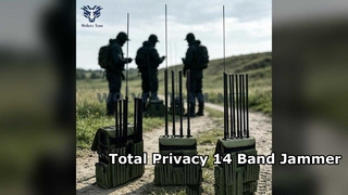8-Band-Hochleistungs-Rucksack-Signalstörsender für VIP-Sicherheitsschutz, Blockierung von GPS und Handyzeichen